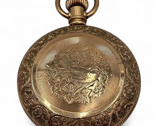 Antique Columbus HunterCase Pocket Watch