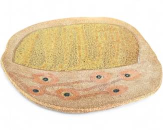 Vintage Studio Pottery Plate Signed Hill