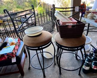 IRON BAR STOOLS