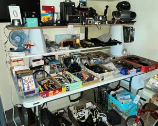 TABLE FULL OF ELECTRONICS & MORE