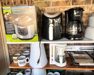 PRESTO ELECTRIC PRESSURE COOKER & COFFEE MAKERS