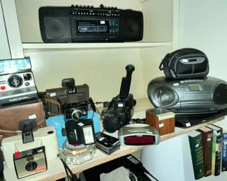 VINTAGE POLAROIDS, VIDEO CAMERA