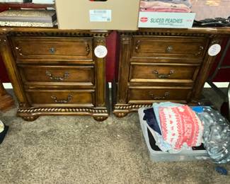 PAIR OF LARGE NIGHTSTANDS