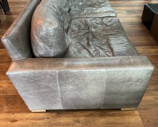 RESTORATION HARDWARE Leather Sofa