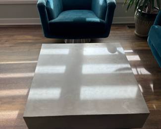 RESTORATION HARDWARE Concrete Coffee Table