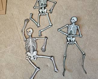 Vintage Beistle skeletons