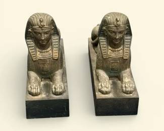 Pair of Collectible Sphinx FigurinesBookends