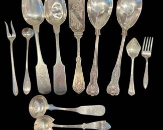 Vintage And Antique Silver Plated Serving Pieces