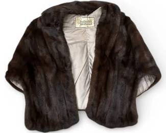 Vintage Bullocks Westword Fur Wrap