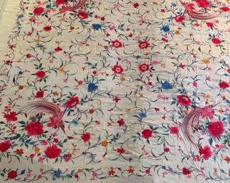 Embroidered Cantonese Piano Shawl