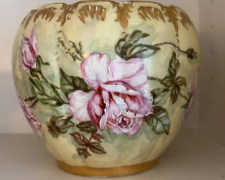 AK France Hand Painted Vase