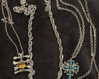 Vintage Statement Necklaces Brutalist Pendant More