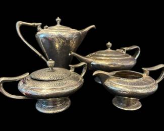 Derby Silver Co Plated Coffee And Tea Service