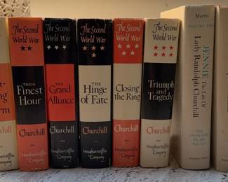 The Second World War Winston Churchill 6 Volume  The Life Of Lady R Churchill