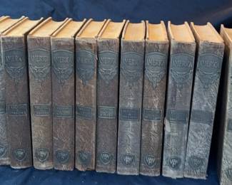 12 Volume Set America Great Crisis in our History by its Makers