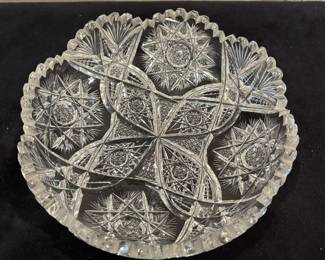Brilliant Cut Glass Bowl