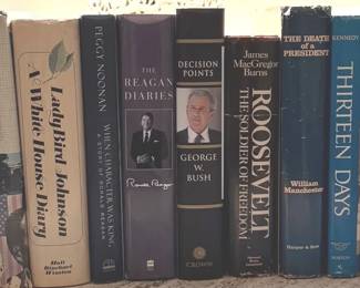 Collection of Hardback Books Presidents and Other Historical Figures