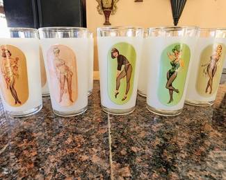 naughty and nice - 1940's Euclid shook keyhole glasses