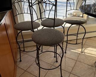 Wrought Iron Bar Stools