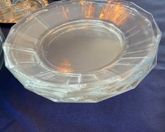 Bormioli Rocco signed clear salad plates