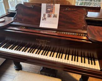 Absolutely exquisite Steinway Grand Piano, completely refurbished, made in 1892 for the World Columbian Exposition! 