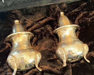 International silver co. salt and pepper shakers, s/p