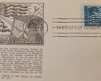 Texas | First Day of Issue Stamp