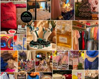 SAGE PATINA Presents Brimming with Beauty, Bags, Baubles, & More Benbrook Boutique Estate Sale!