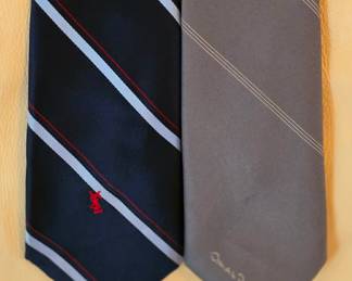 Vintage YSL & Oscar de la Renta Ties