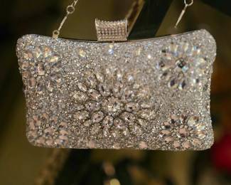 Embellished Rhinestone Evening Clutch Bag