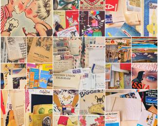 Many apologies, Client removed all but (15) letters pictured in center of collage.