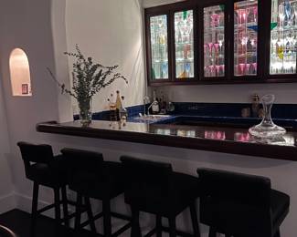 Bar height bar stools (4) 