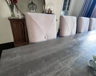 Wood Dining Table + Chairs