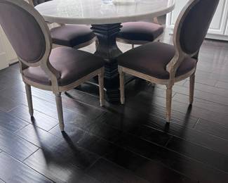Marble & Wood dining table