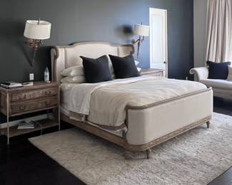 King Bed, Night Stands & Sofa