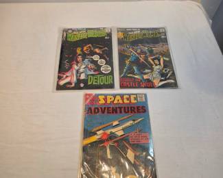 The New Wonder Woman And Space Adventures Comic Books