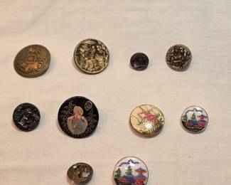 Oriental Button Lot B