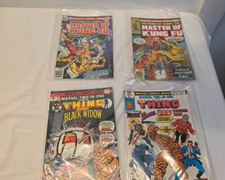 Master Of Kung Fu And Thing Comic Books