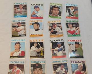 1964 Topps Baseball Cards Lot