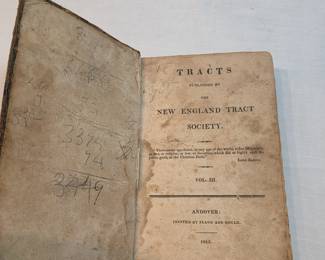Tracts By The New England Tractor Society 1815