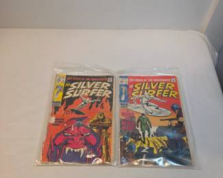 Pair Of Silver Surfer Comic Books