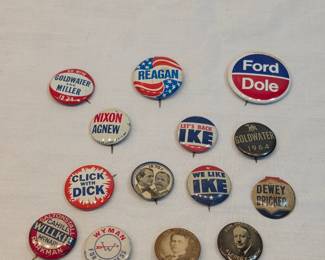 Political Buttons Lot B