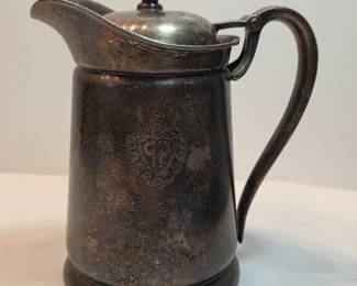 Antique Silver Plaza Hotel Water Pot