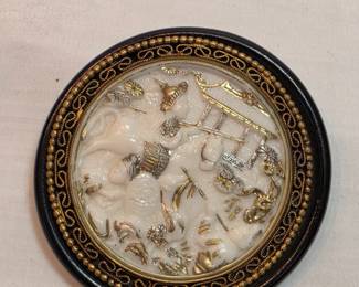 Antique Ghengis Khan Button