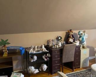 Desk and Various Items