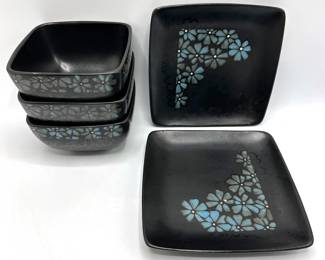 American Atelier At Home Jasmine Blue Plates & Bowls (5 Pieces)
Lot #: 104