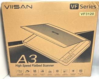 Viisan VF3120 High Speed Flatbed Scanner In Original Box
Lot #: 53