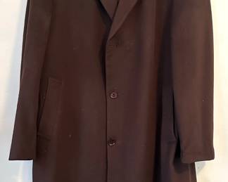 Vintage Calvin Klein Men's Wool Cashmere Blend Coat, Size 44R
Lot #: 24