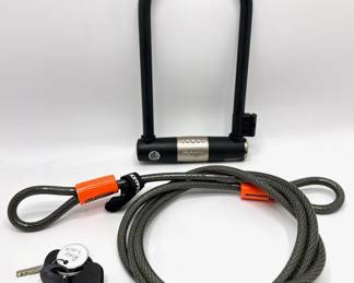 On Guard Bike Lock With Keys & KryptoFlex 410 Double Loop Cable
Lot #: 115