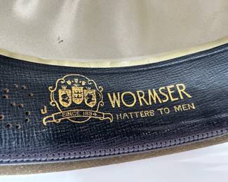 Vintage Wormser Fedora Felt Hat In Original Box, Appears Unused
Lot #: 30
